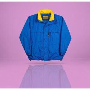 Vintage Weatherproof Performance Windbreaker, Water Resistant, Size L